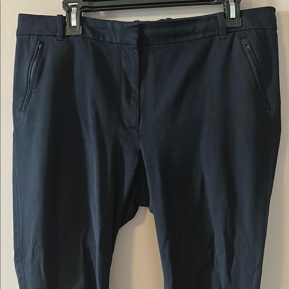 J Crew Women's Navy Stretch Pants - 12R - Picture 2 of 6